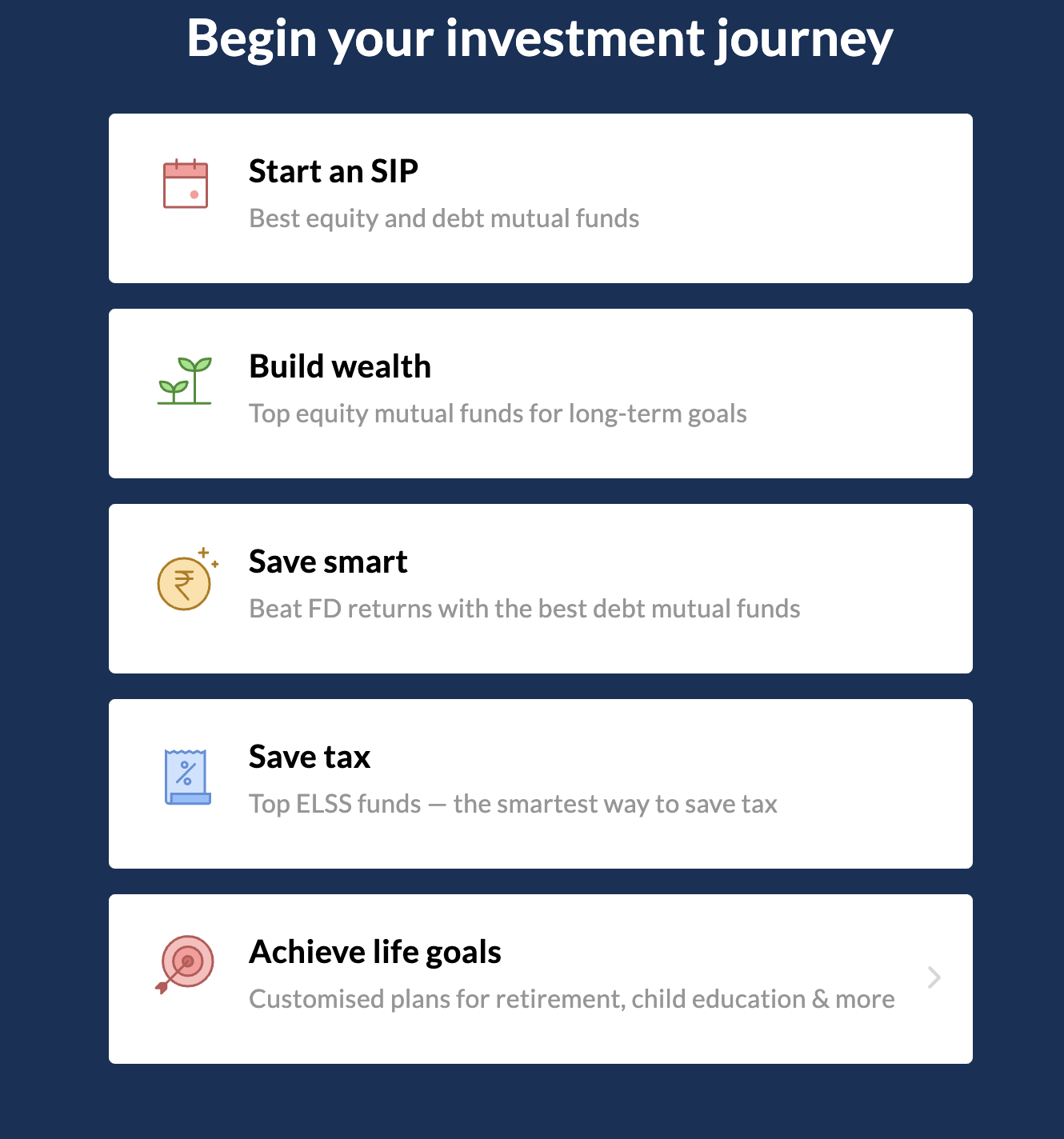 begin your investment journey