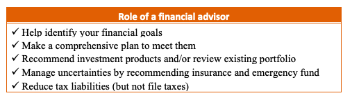 role financial advisor